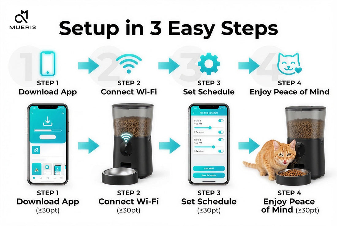 smart wifi pet feeder