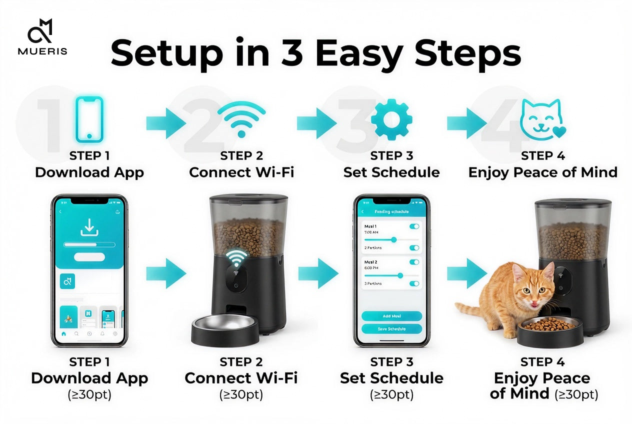 smart wifi pet feeder