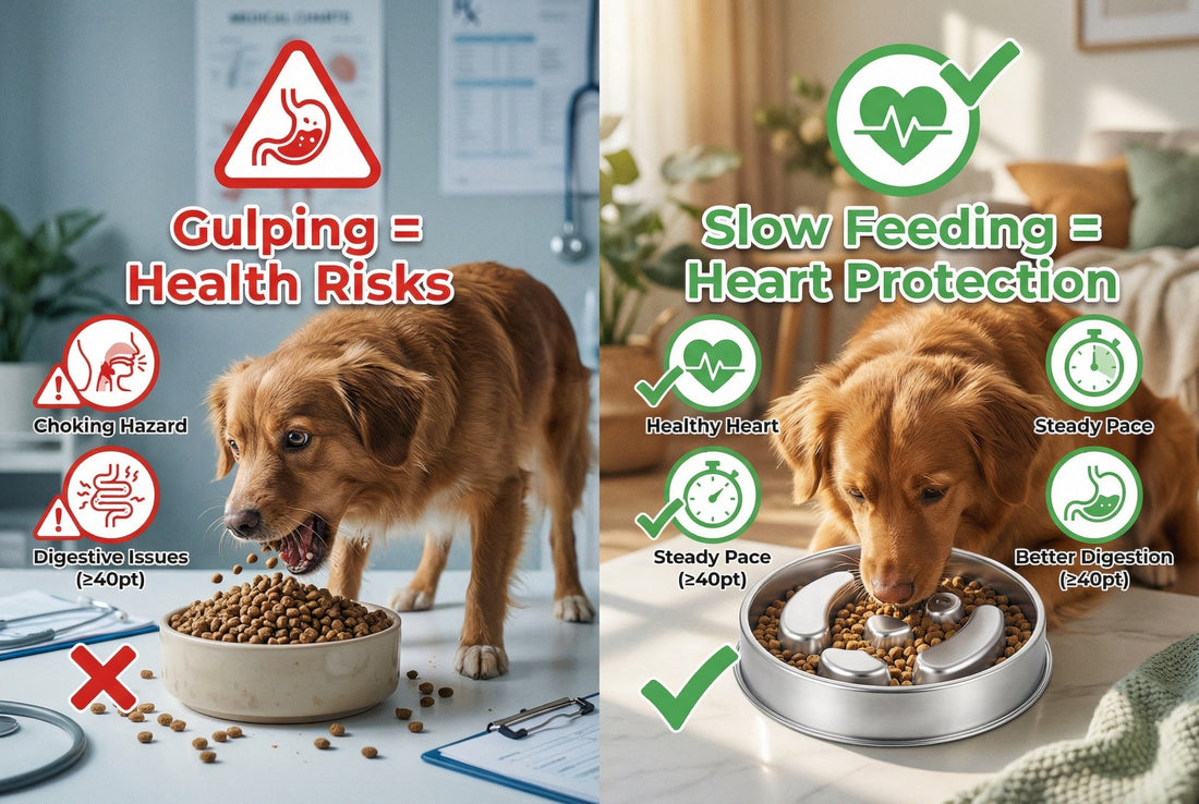 The Science of Slow Feeding: Why  Stainless Steel Slow Feeders is the Only Choice for Your Fast-Eating Pet