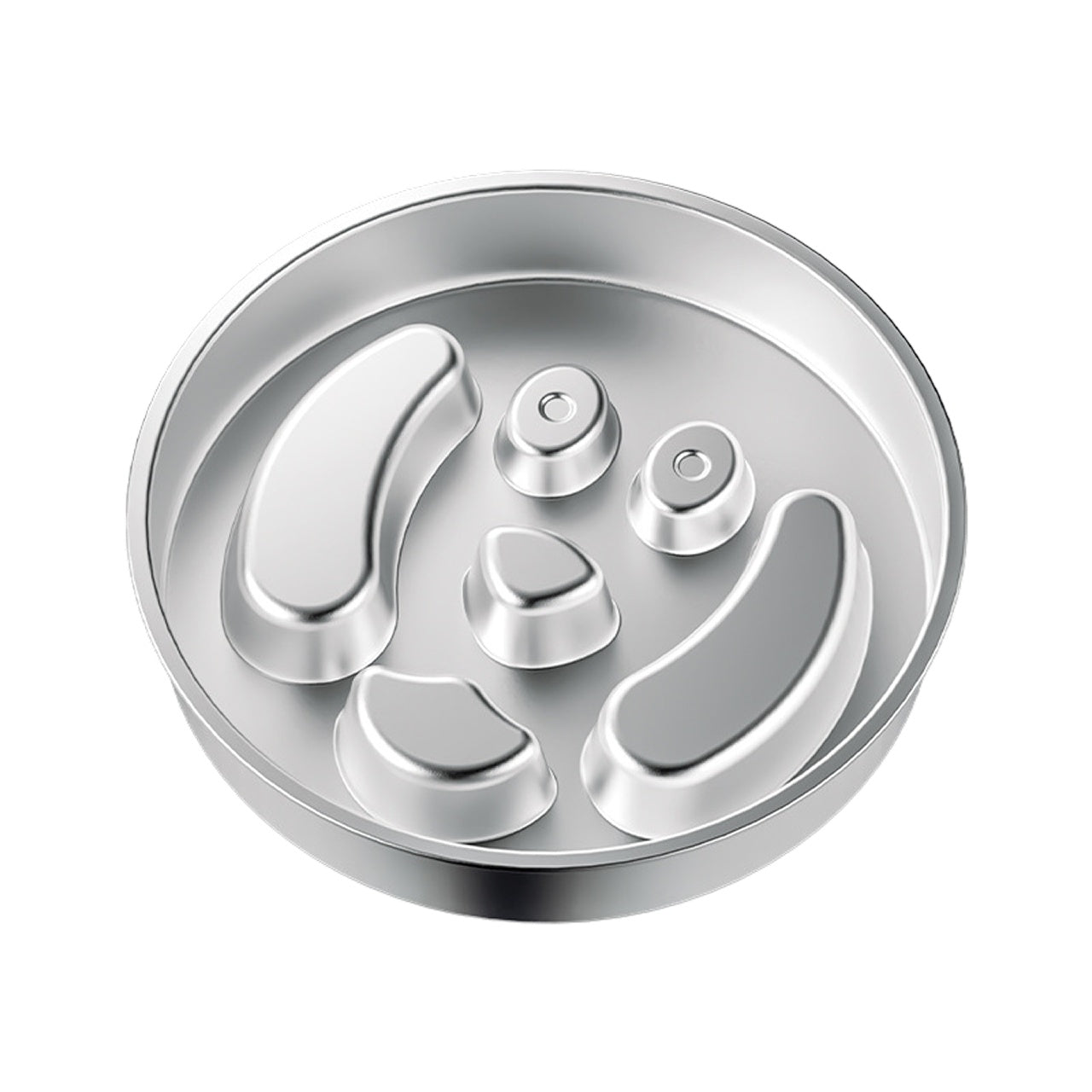 MUERIS 2-in-1 Stainless Steel Slow Feeder Bowl