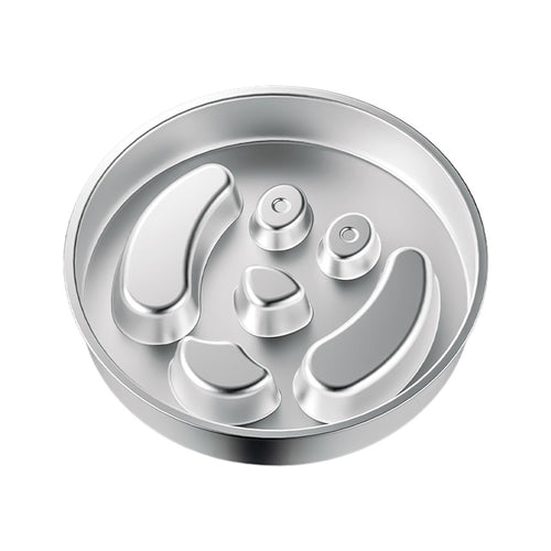 MUERIS 2-in-1 Stainless Steel Slow Feeder Bowl